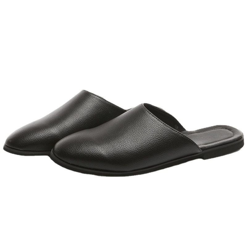 Papuče Pánske Letné Trendy Ťahacie Slip-on Casual Head Kožené Sandále