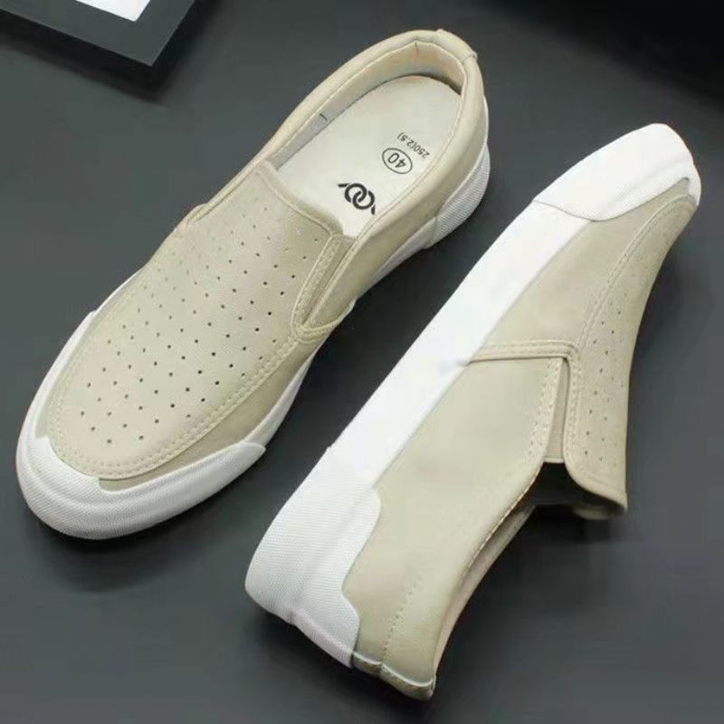 Nízke Slip-on Ležérne Pánske Spoločenské Topánky Jesenné Black Business