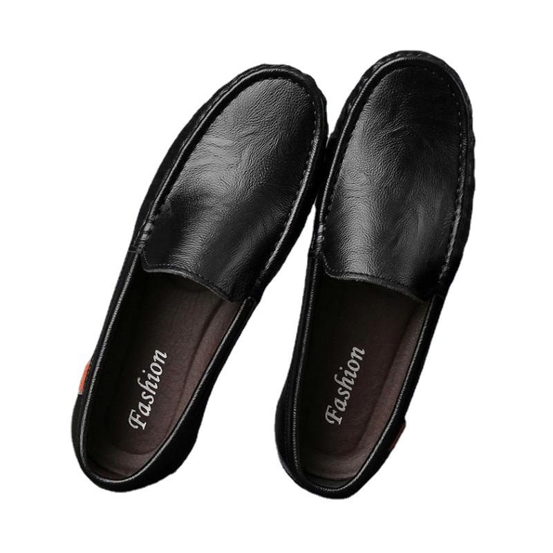 Doudou Shoes Pánske 2023 Nové Kožené Nekĺzavé Trendy Súpravy Pre Mládež Na Bežné Nosenie