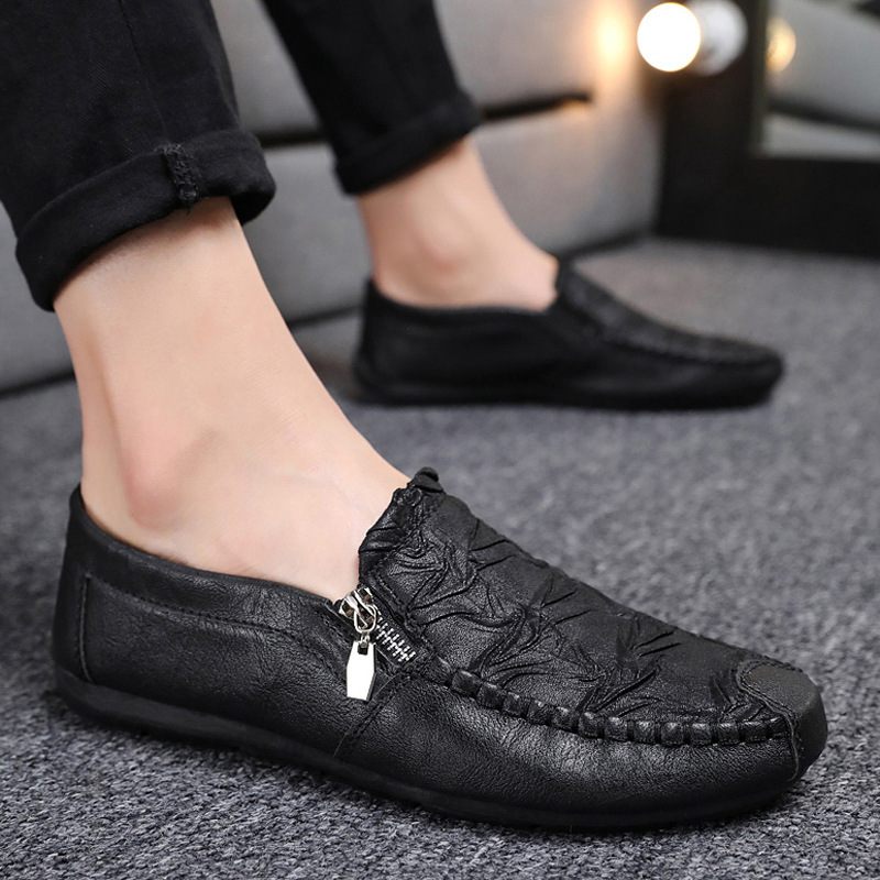 Letné Pánske Topánky Spoločenské Slip-on Hrachové Duch Chlap Ležérna Mäkká Podrážka Trendy