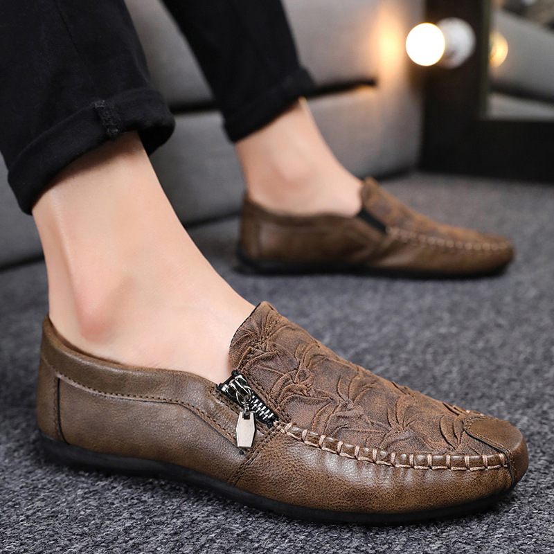 Letné Pánske Topánky Spoločenské Slip-on Hrachové Duch Chlap Ležérna Mäkká Podrážka Trendy