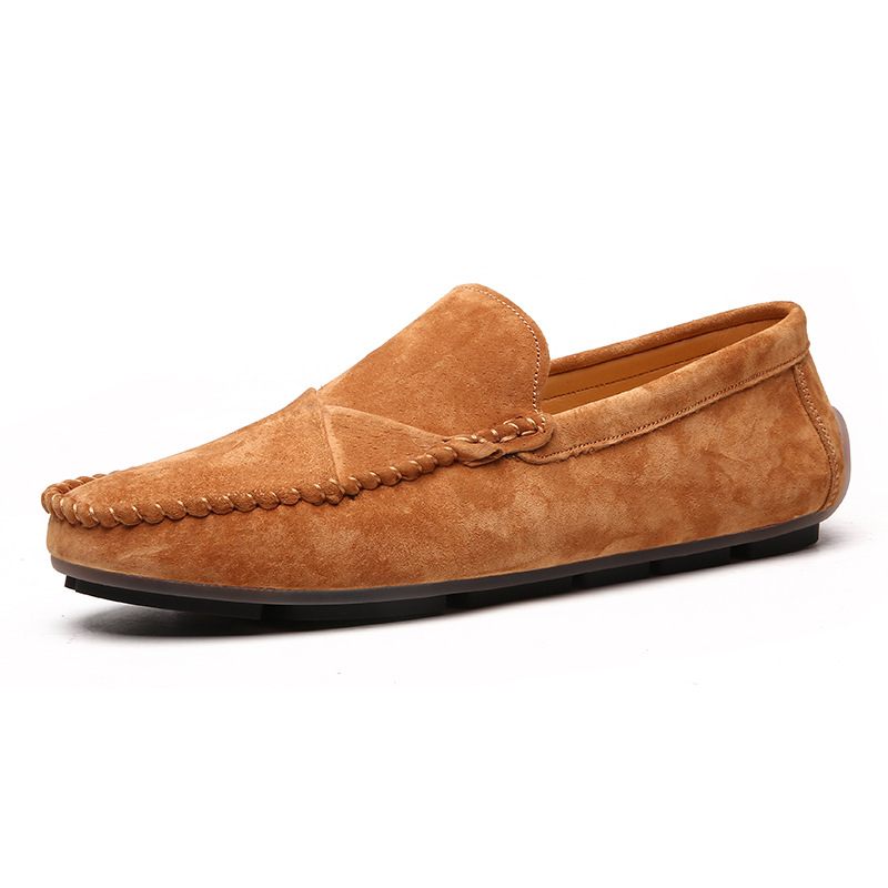 Veľké Slip-on Mokasíny Kožené Topánky Hrášok Nazúvacie Ležérne Trendy Pánske Retro Na Jazdu Nové