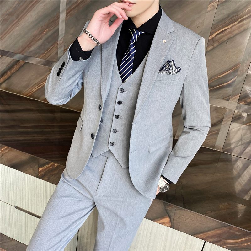 Pánsky Oblek Trojdielny Fashion Professional Formal Business Dress