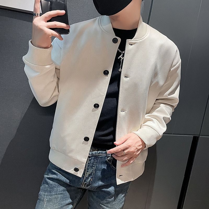 Pánske Bundy Slim Fit Trendy Ležérne Topy Kabáty