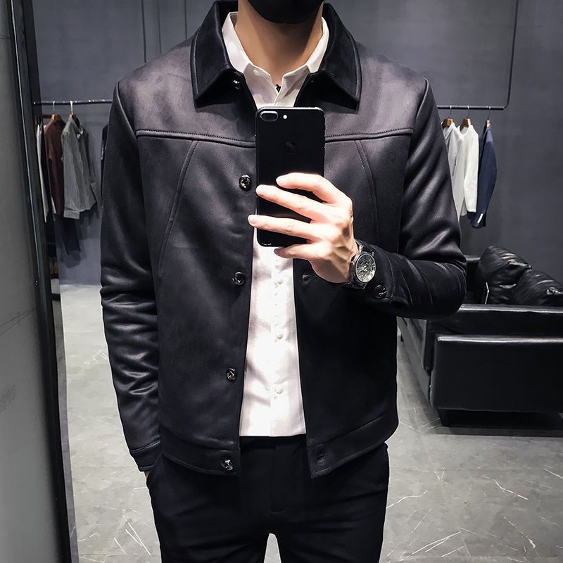 Pánske Bundy Slim Fit Trendy Ležérne Topy Kabáty