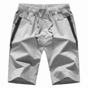 Pánske Letné Kraťasy Tether Cropped Short Vrecká Na Zips V Kontrastných Farbách