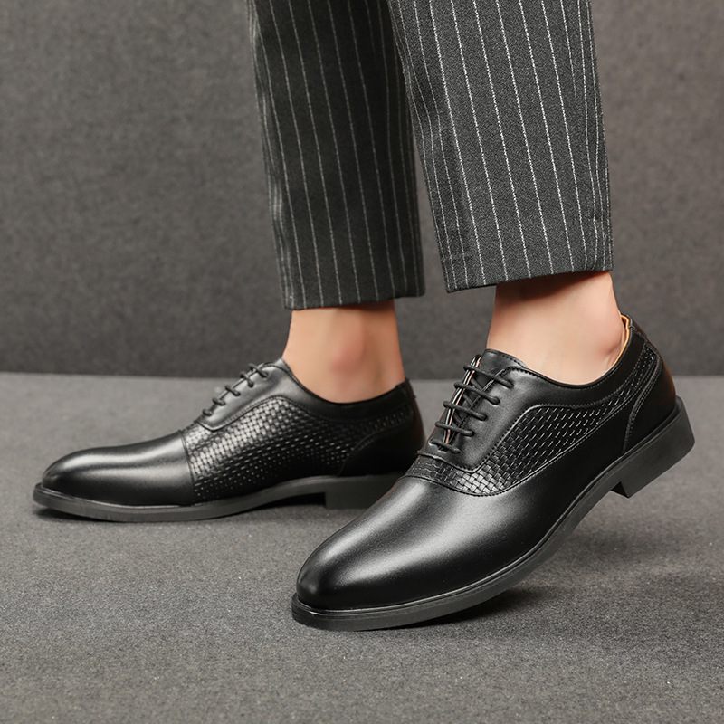 Veľká Veľkosť 47 Business Casual Pánske Topánky Banket Šaty Ženích Svadobné Farba Leštenie Oxford