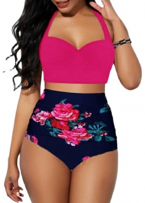 Nové Dámske Plavky So Sexi Potlačou Plus Size Bikini Delené Plavkové Bikiny