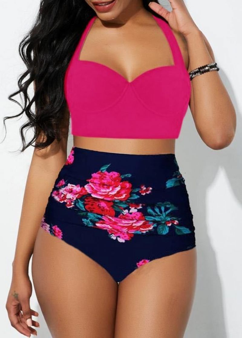 Nové Dámske Plavky So Sexi Potlačou Plus Size Bikini Delené Plavkové Bikiny