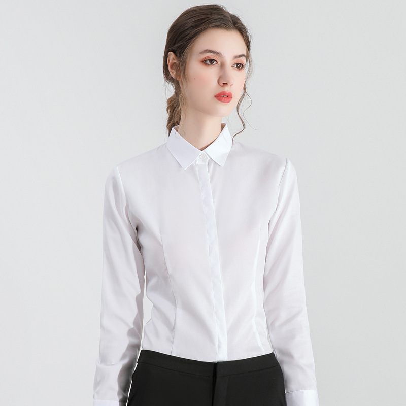 Dámska Košeľa S Dlhým Rukávom Business Formal Workwear