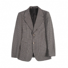 Jarné Pánske Blejzre 2023 Houndstooth Slim Fit S Dvomi Prackami