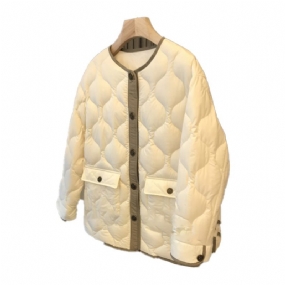 Dámska Páperová Bunda Diamond Lightweight White 2023 Short Coat