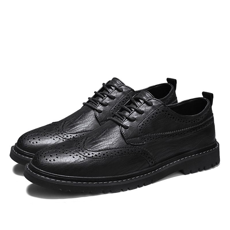 2023 Four Seasons Fashion Pánske Topánky Brogue Trendy Mládežnícke Spoločenské