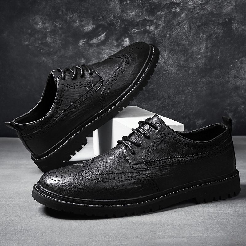 2023 Four Seasons Fashion Pánske Topánky Brogue Trendy Mládežnícke Spoločenské