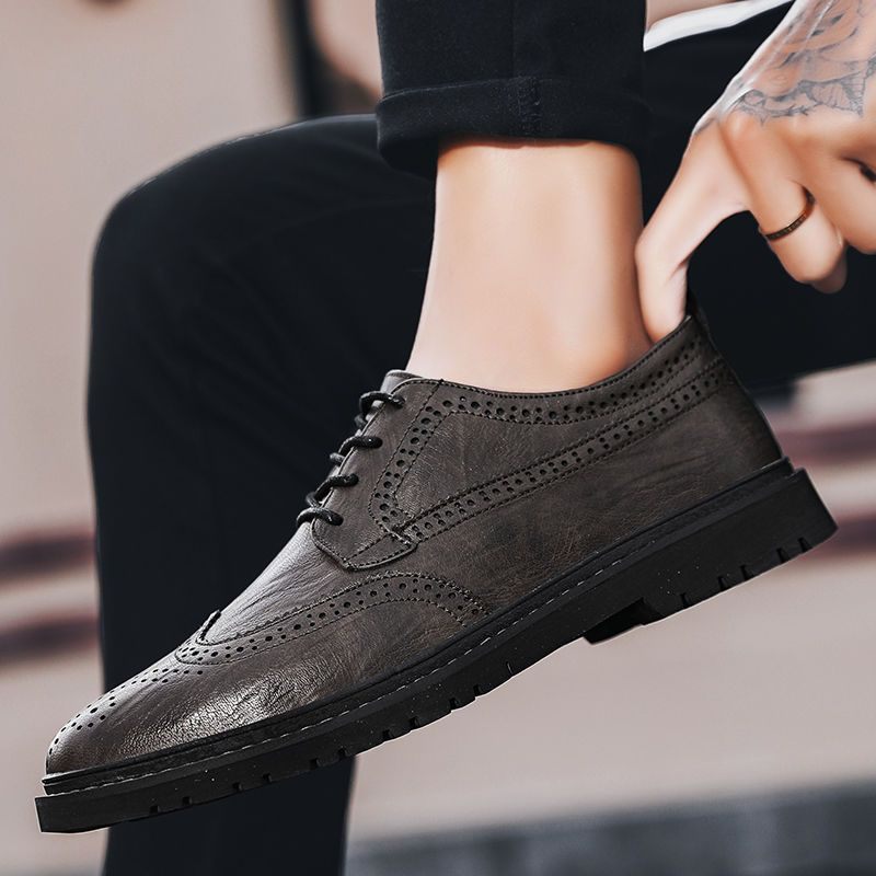 Nové Pánske Topánky Martin Brogue Trendy Spoločenské